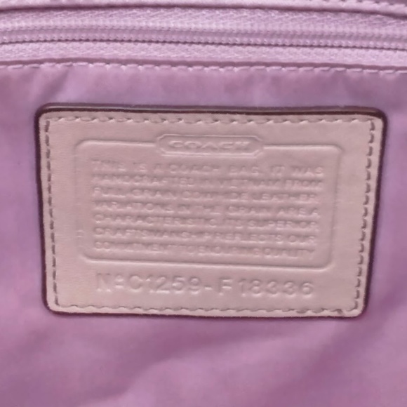 COACH LEATHER TOTE BAG - Picture 7 of 7